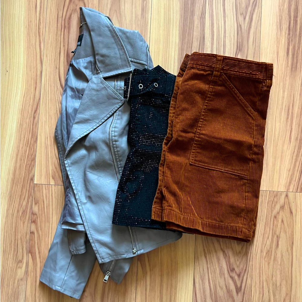 BUNDLE Jacket a.n.a. Size Small, black Skirt size small, J. crew Skirt Size 6